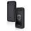 Incipio iPhone 4 4S Stowaway Credit Card Hard Shell Case with Silicone Core - Black/Black